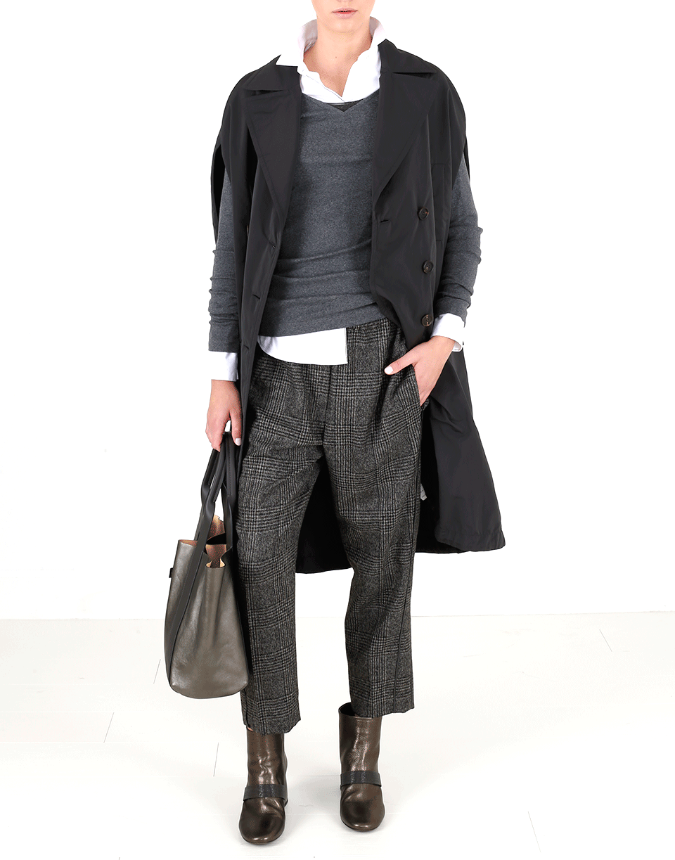 BRUNELLO CUCINELLI-Plaid Pant-