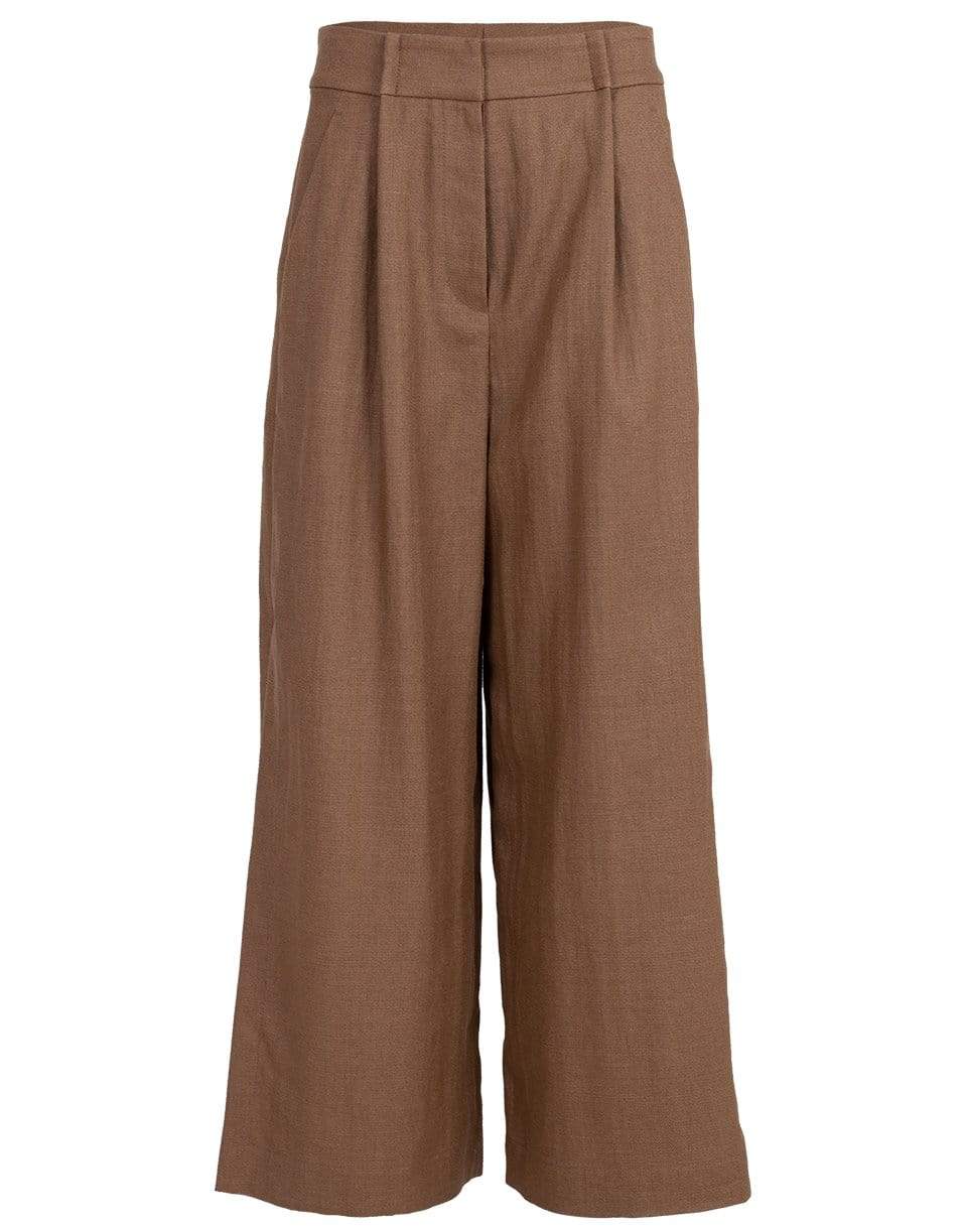 BRUNELLO CUCINELLI-Calf Slit Cropped Pant-