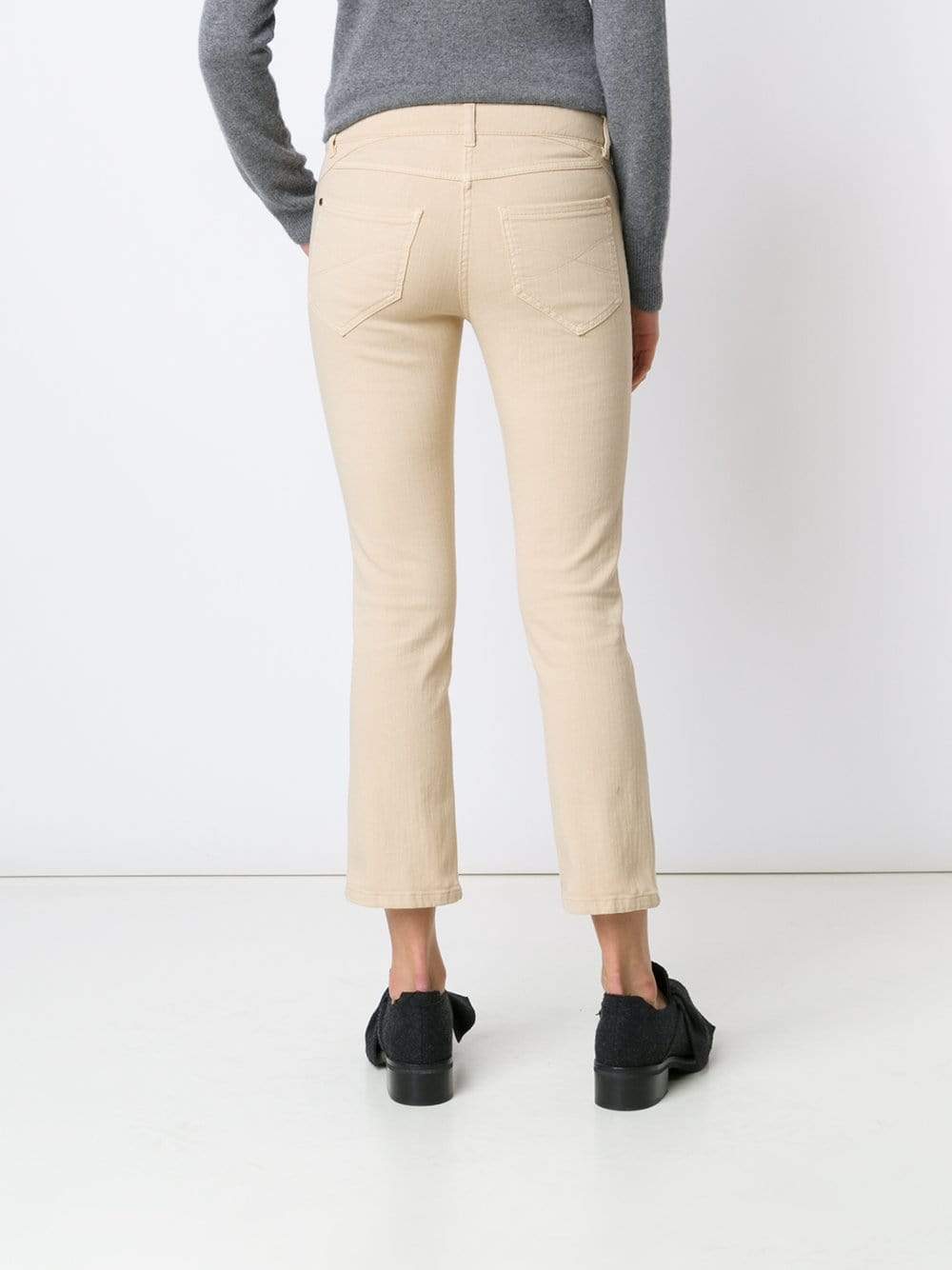 BRUNELLO CUCINELLI-Cropped Flare Denim Pant-
