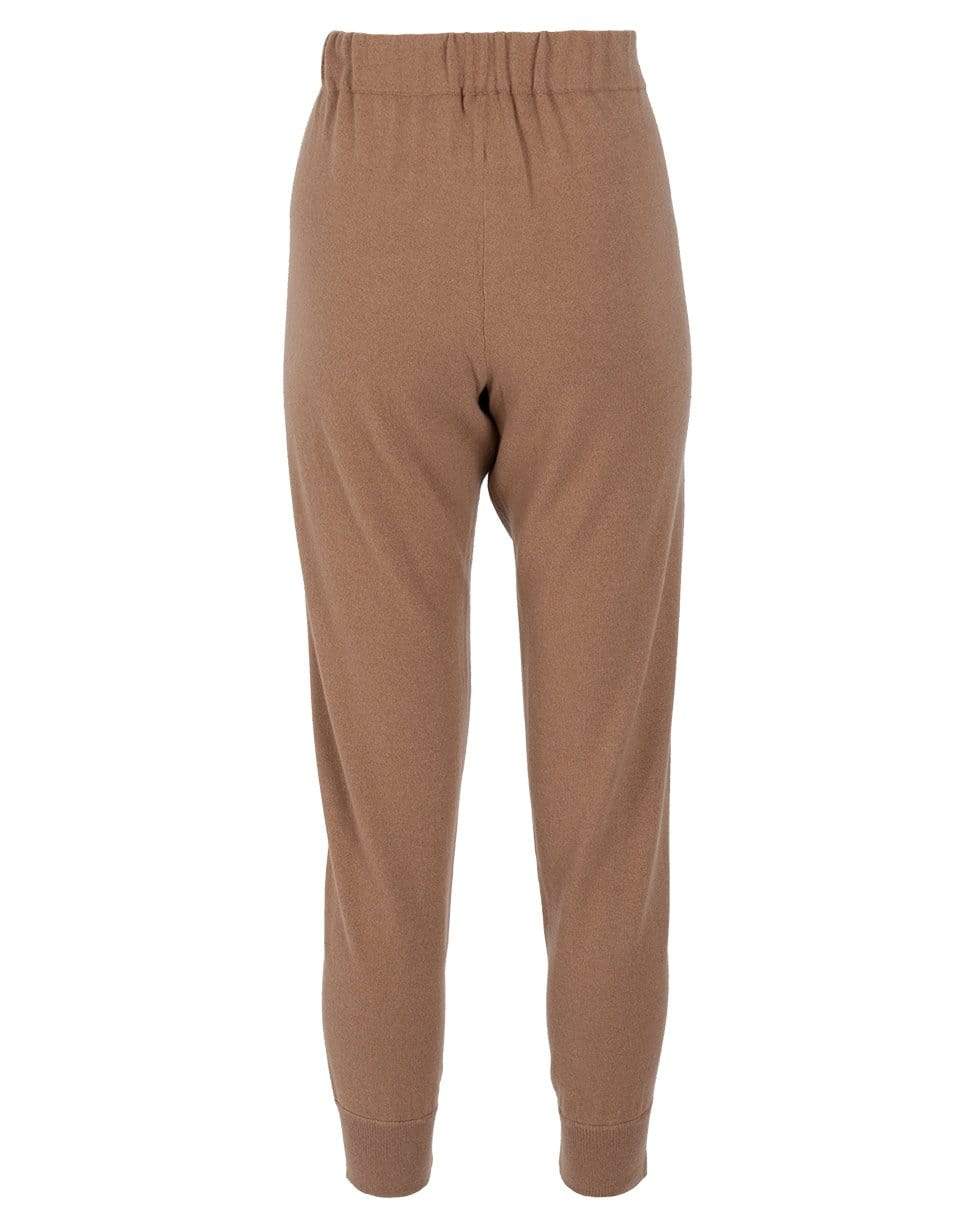BRUNELLO CUCINELLI-Caramel Cashmere Ribbed Joggers-