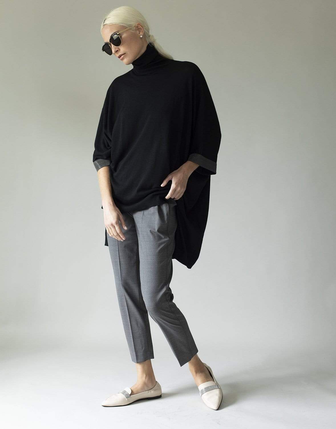 BRUNELLO CUCINELLI-Tropical Wool Pull On Pant-