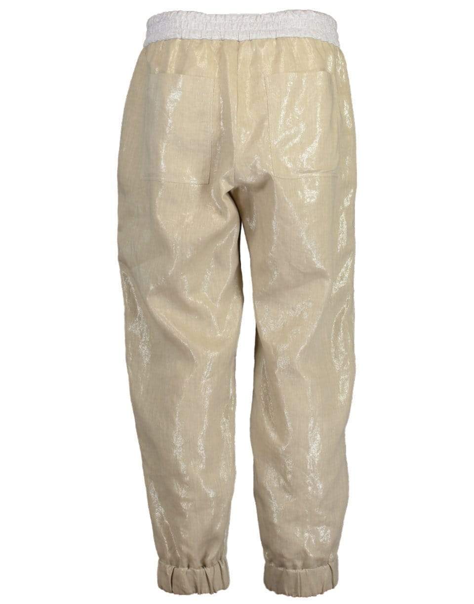 BRUNELLO CUCINELLI-Cropped Cotton Stretch Skinny Trouser-