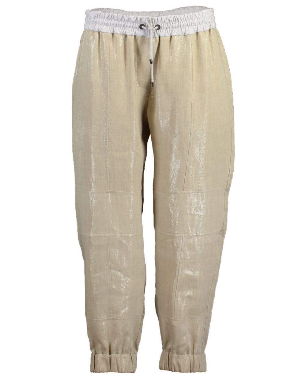 BRUNELLO CUCINELLI-Cropped Cotton Stretch Skinny Trouser-