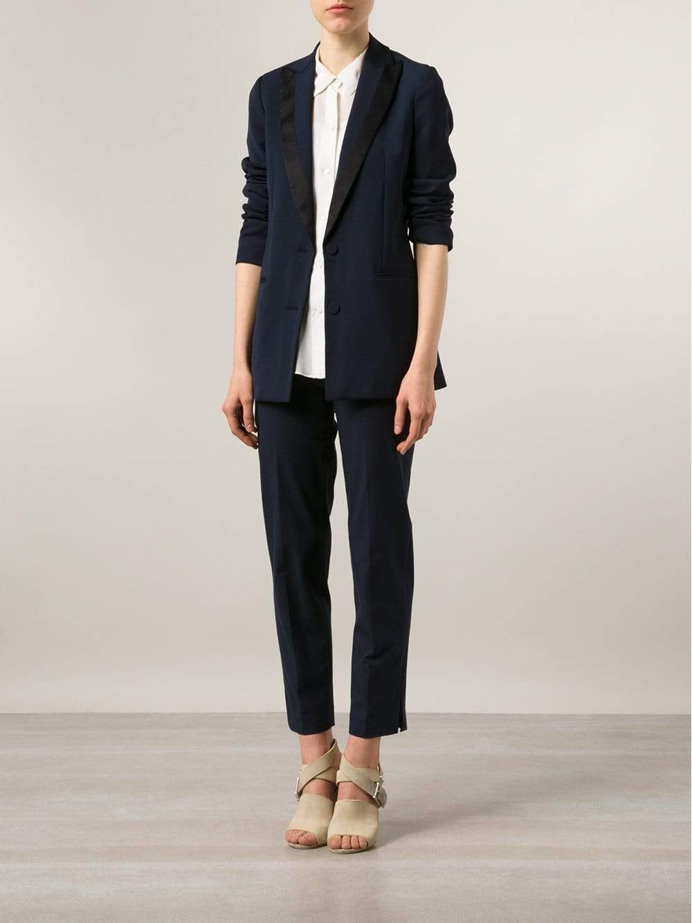 BRUNELLO CUCINELLI-Cotton Side Zip Pant-