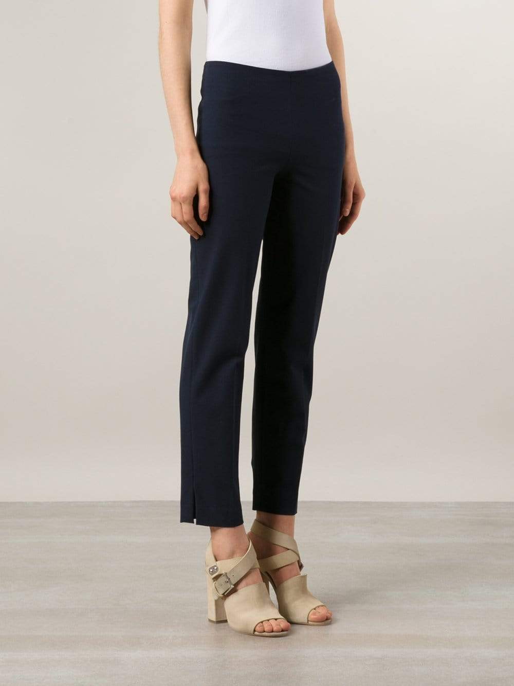 BRUNELLO CUCINELLI-Cotton Side Zip Pant-