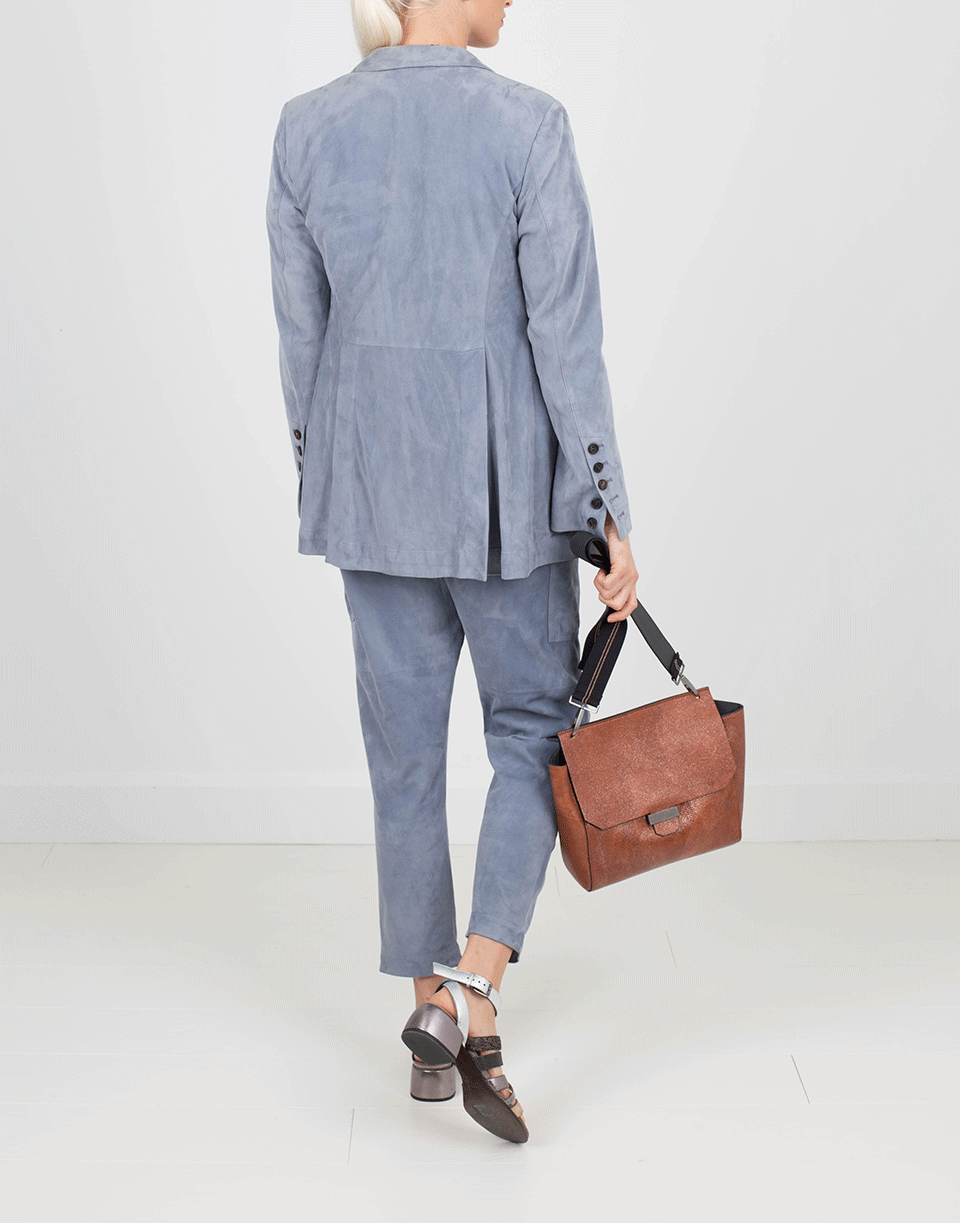 BRUNELLO CUCINELLI-Suede Jogger Pant-