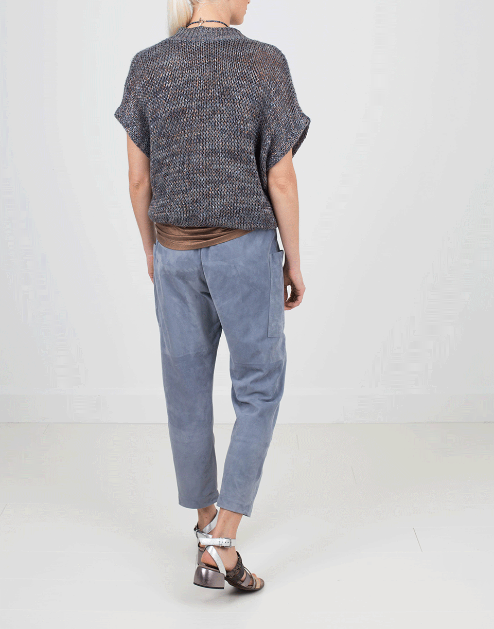 BRUNELLO CUCINELLI-Suede Jogger Pant-
