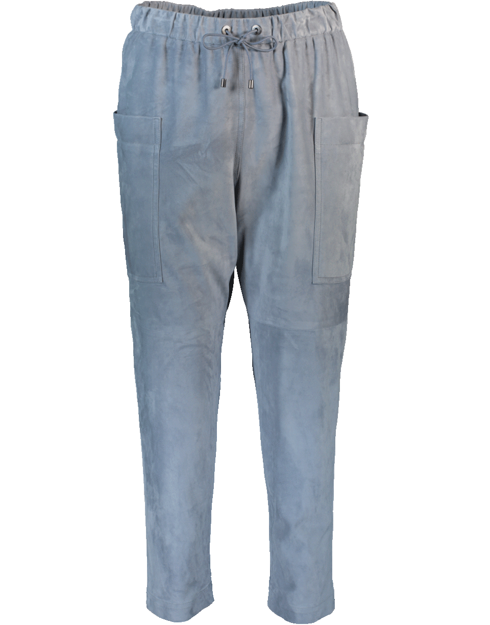BRUNELLO CUCINELLI-Suede Jogger Pant-