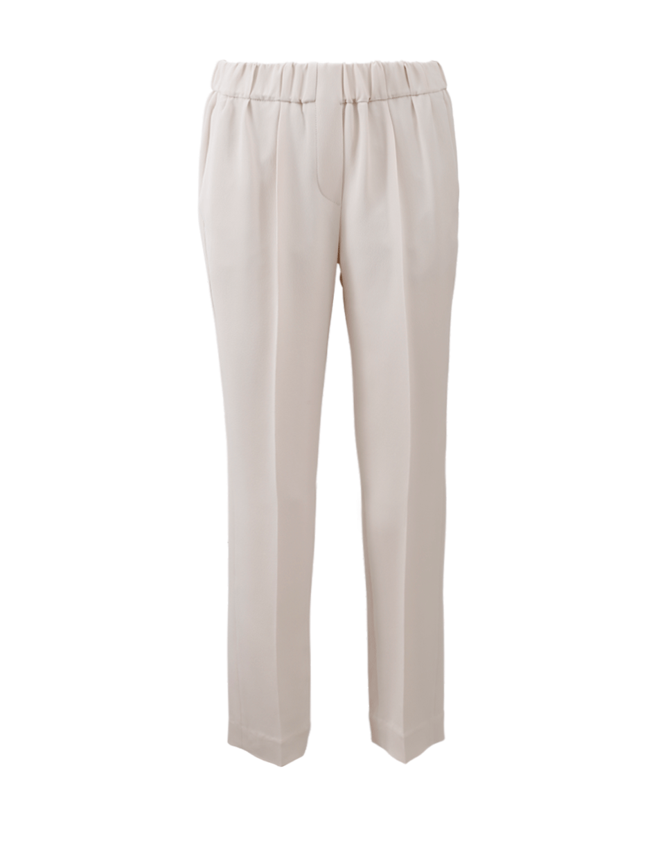 BRUNELLO CUCINELLI-Classic Pull On Pant - Vanilla-