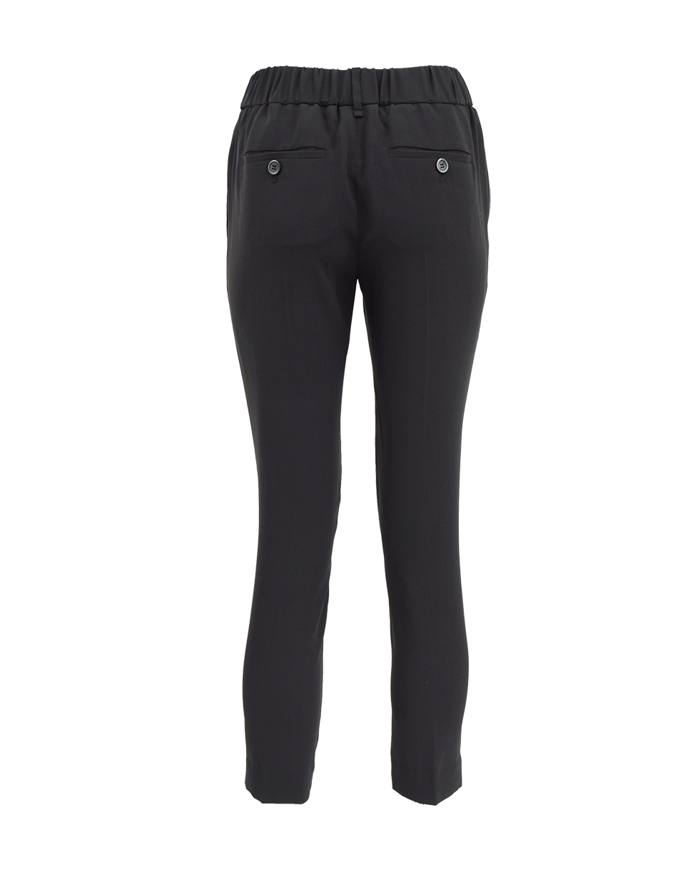 BRUNELLO CUCINELLI-Elastic Pull On Silk Pant-