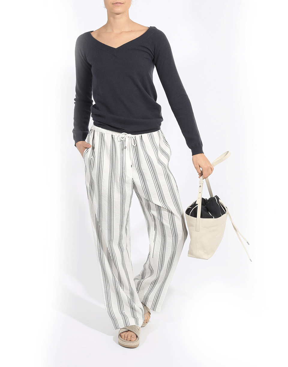 BRUNELLO CUCINELLI-Linen Drawstring Pants-