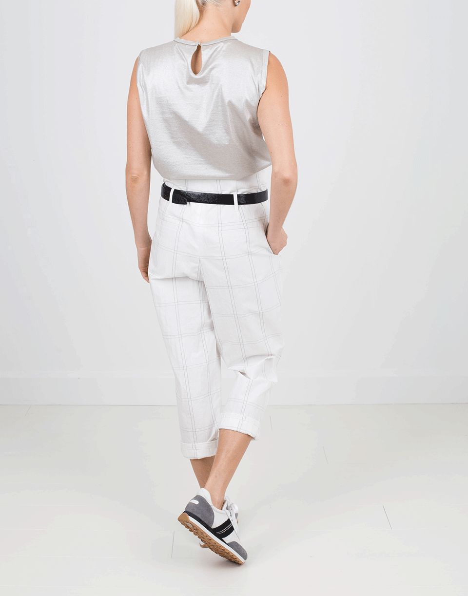 BRUNELLO CUCINELLI-Paper Bag Waist Pant-