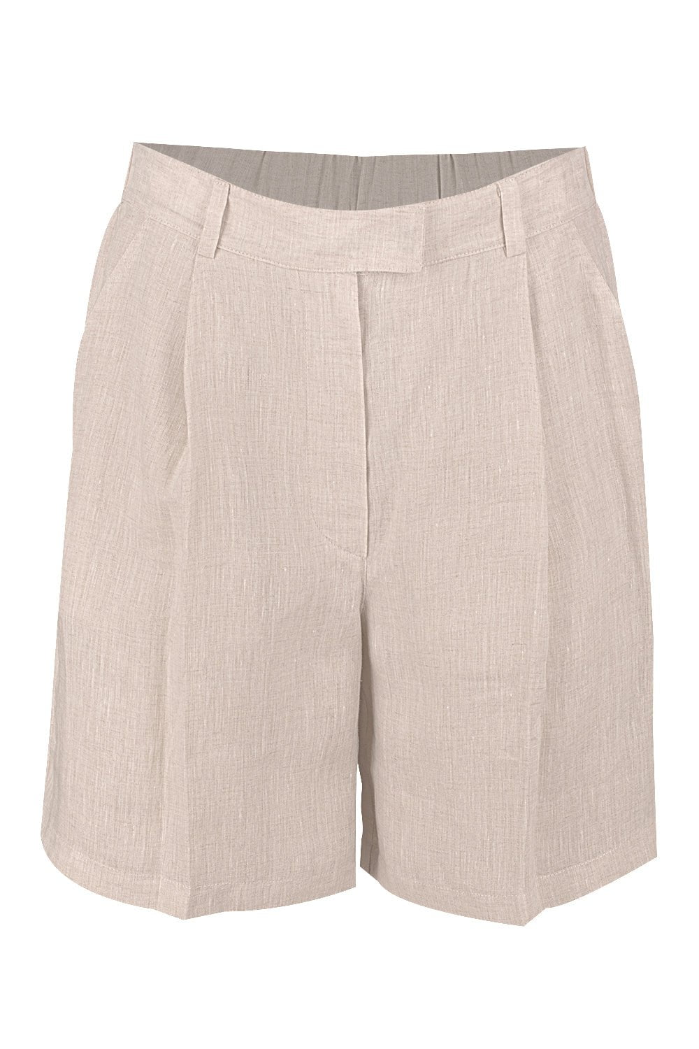 BRUNELLO CUCINELLI-Single Pleated Shorts - Natural-
