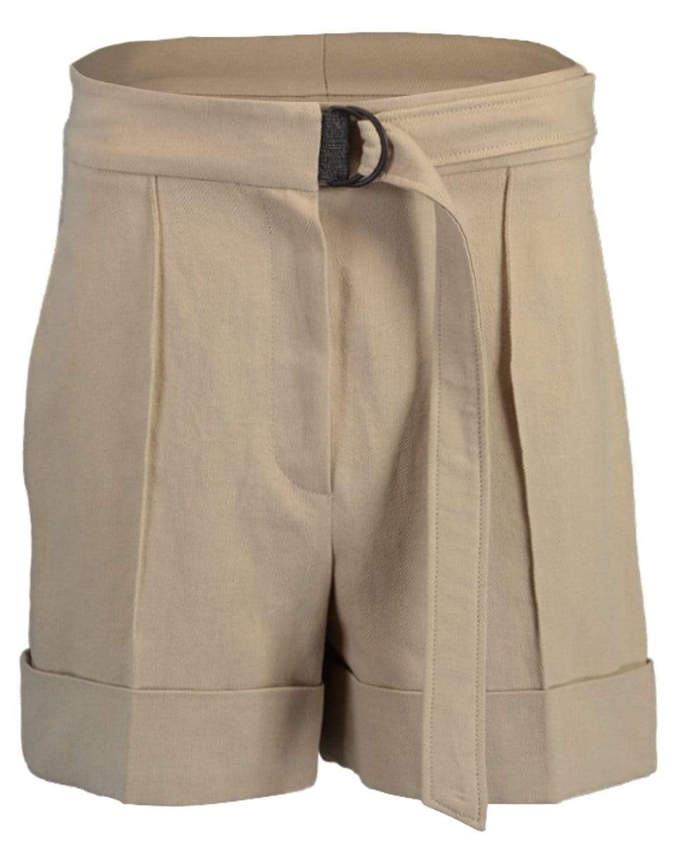 BRUNELLO CUCINELLI-D-Ring Belted Cuffed Short-