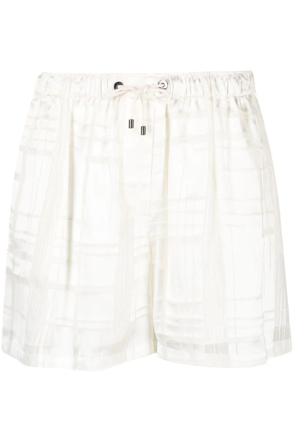 BRUNELLO CUCINELLI-Textured Draw String Shorts-