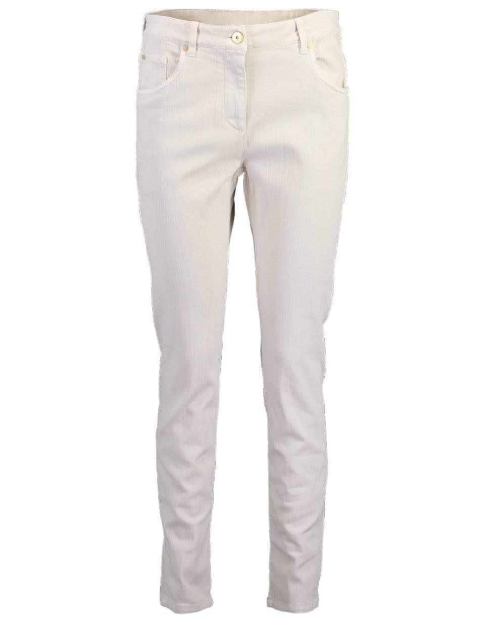 BRUNELLO CUCINELLI-Five Pocket Skinny Jean - Beige-