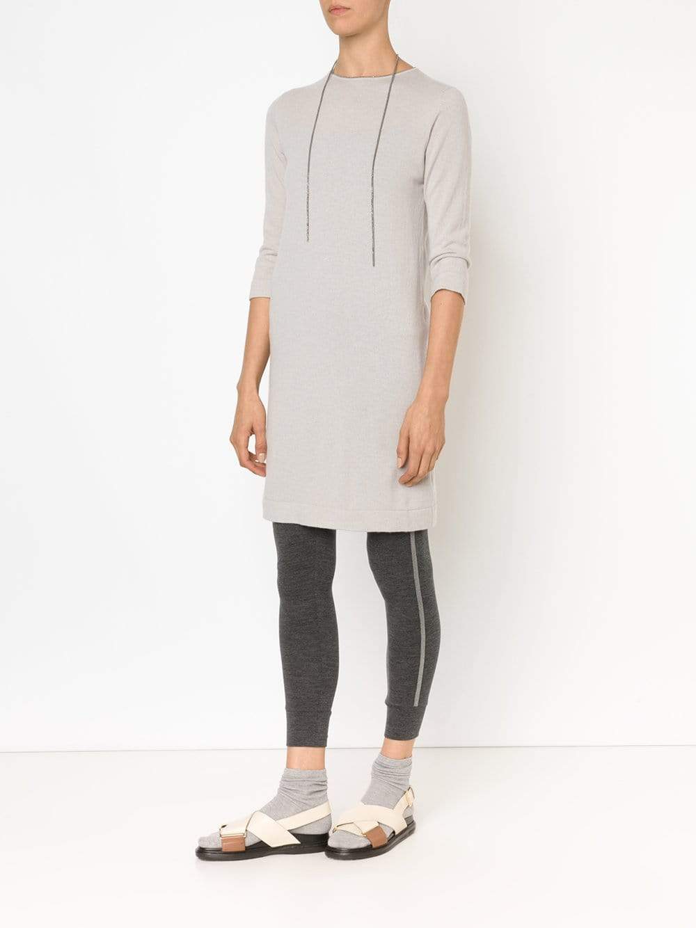 BRUNELLO CUCINELLI-Monili Trim Leggings-