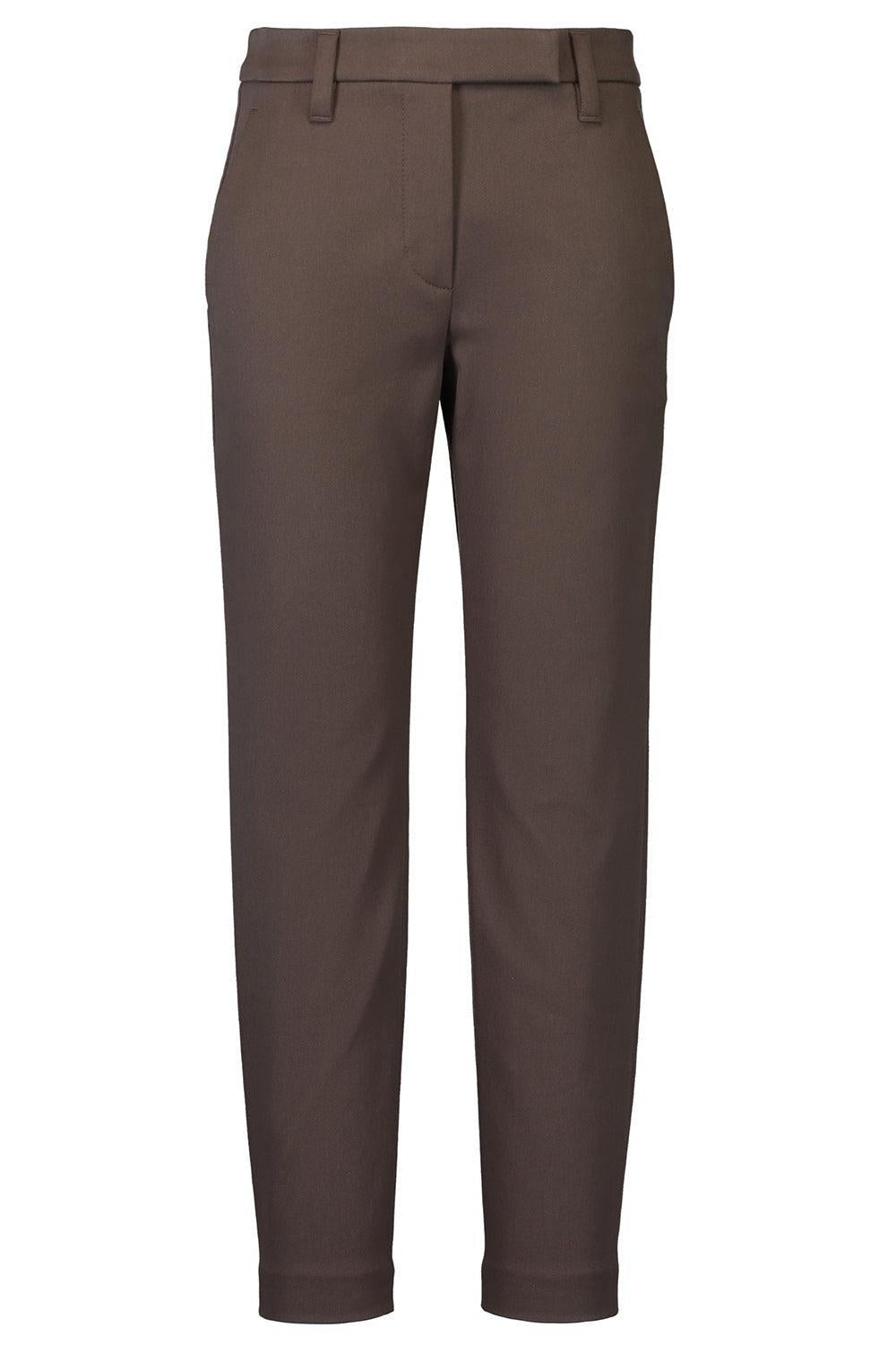 Stretch Slim Trousers - Chocolate