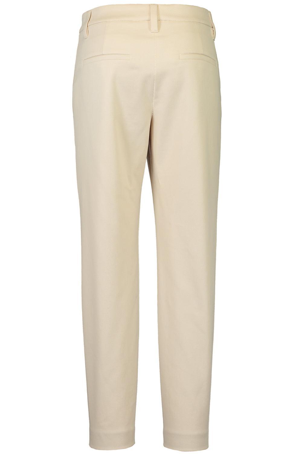 Stretch Tab Pant - Latte-CREAM-36-CLOTHINGPANTSLIM FIT-BRUNELLO CUCINELLI