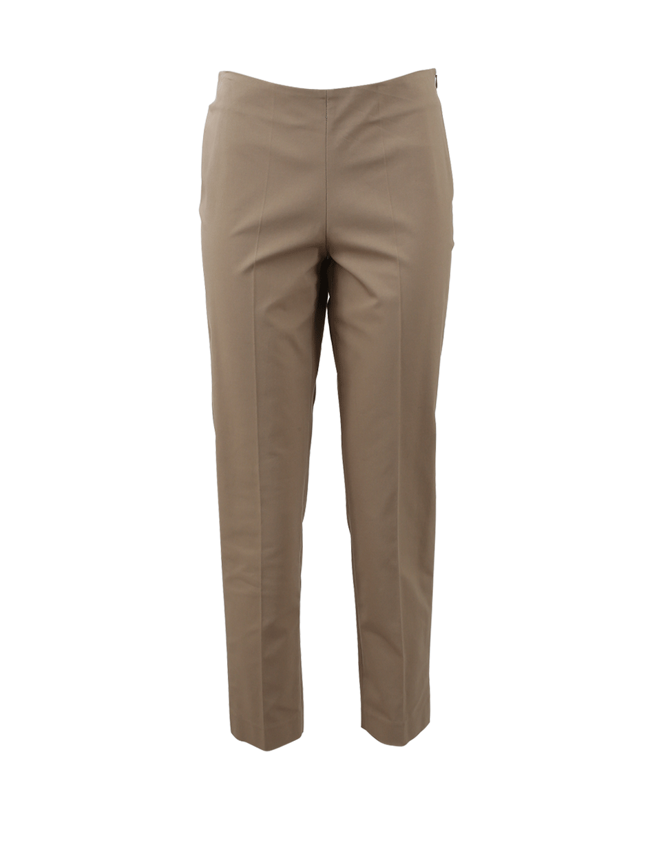 BRUNELLO CUCINELLI-Cotton Side Zip Pant-