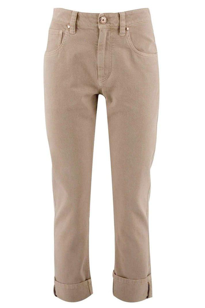 BRUNELLO CUCINELLI-Monili Trim Five Pocket Skinny Jean-