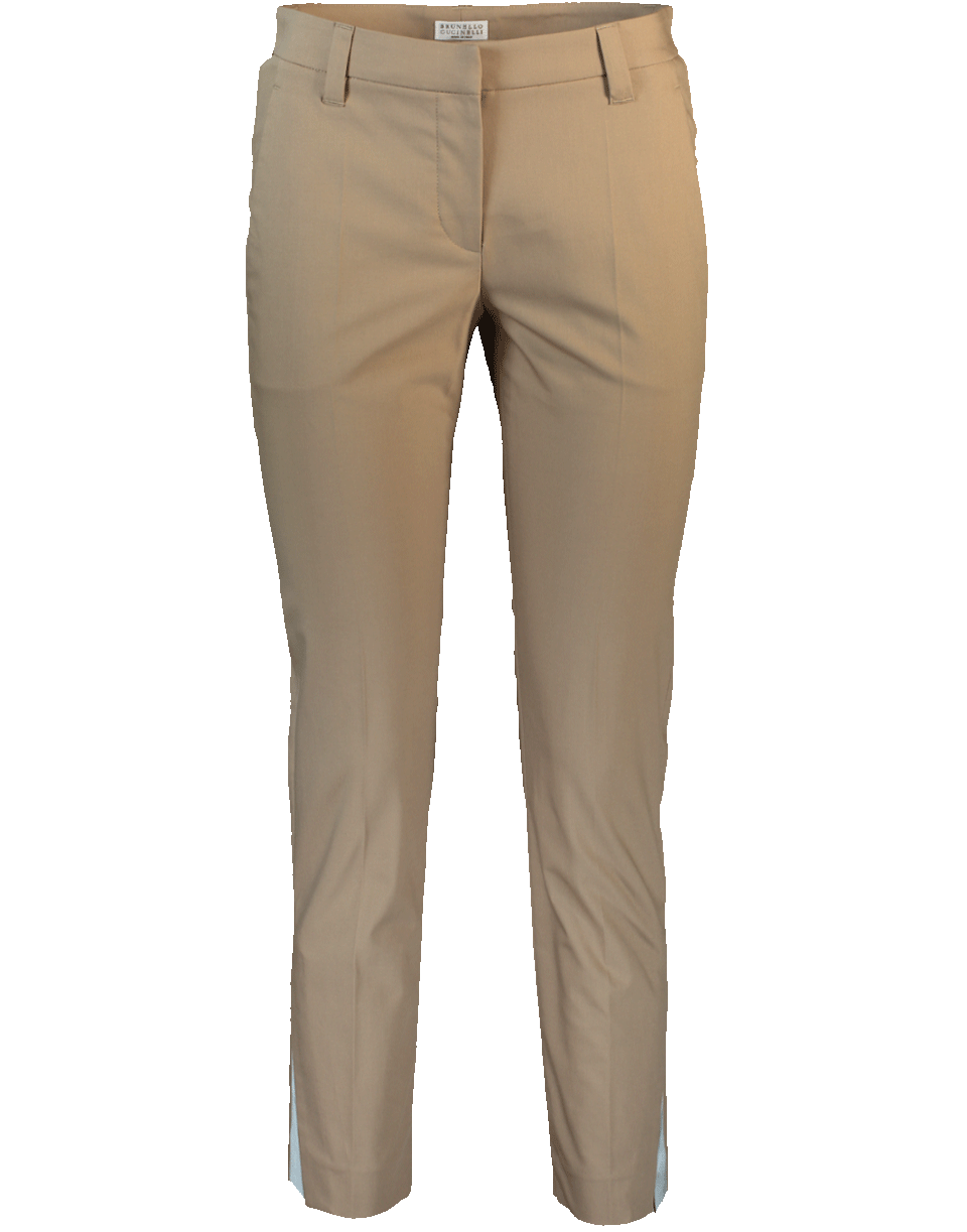 BRUNELLO CUCINELLI-Ankle Slit Pant-