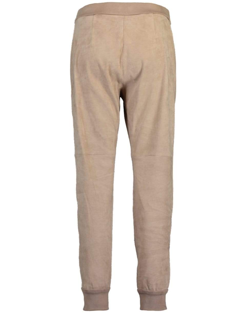 BRUNELLO CUCINELLI-Suede Stretch Leggings-