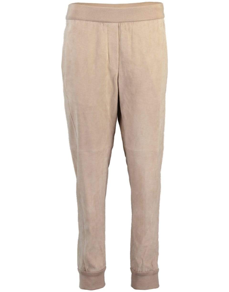 BRUNELLO CUCINELLI-Suede Stretch Leggings-
