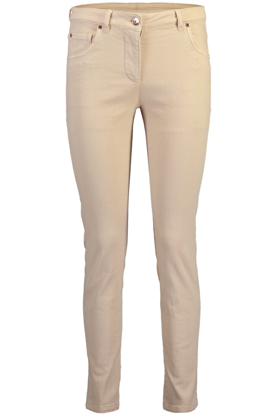 BRUNELLO CUCINELLI-Five Pocket Slim Leg Garment Dye Jean - Sand-