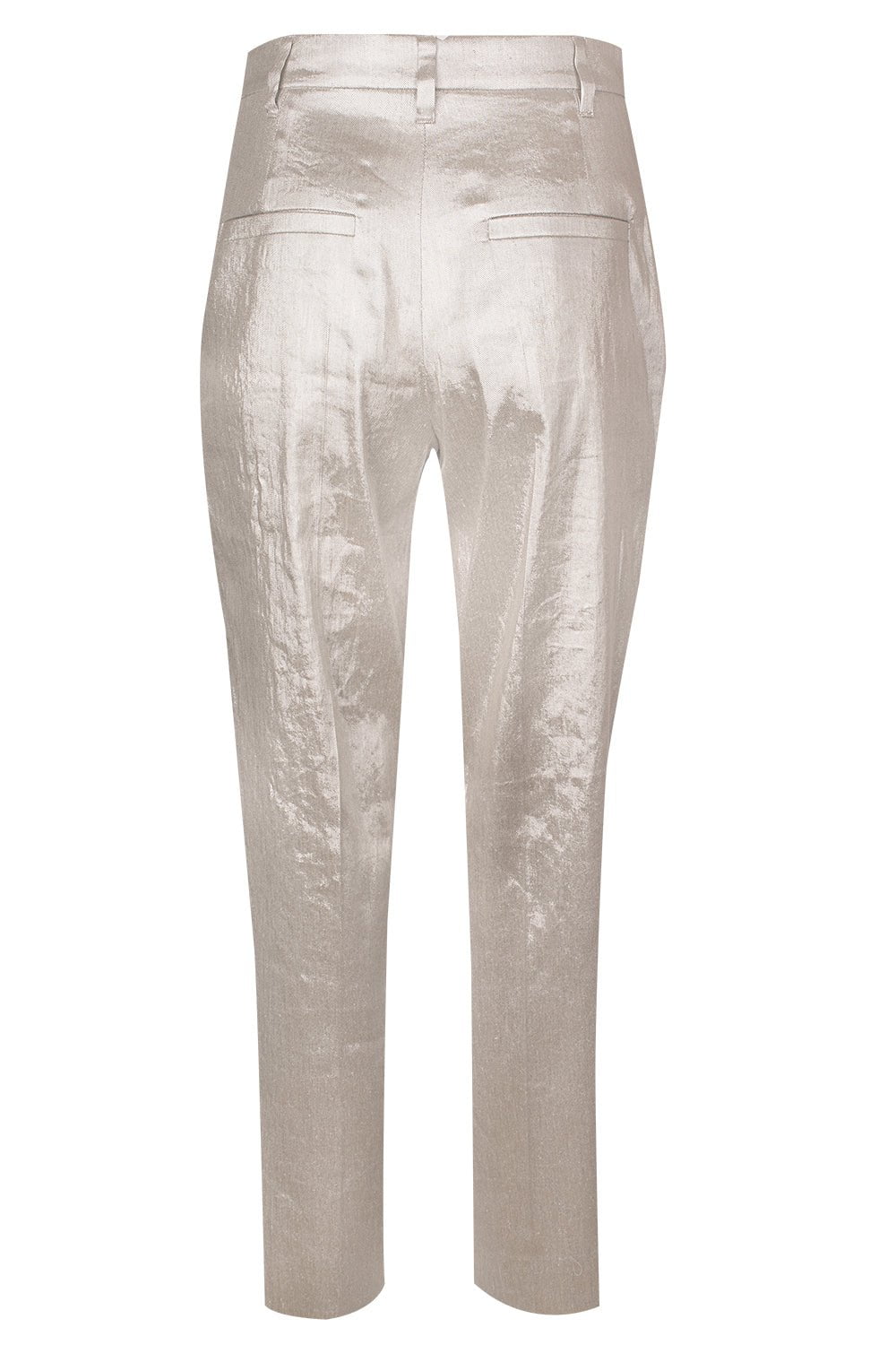 BRUNELLO CUCINELLI-Metallic Slim Trouser-