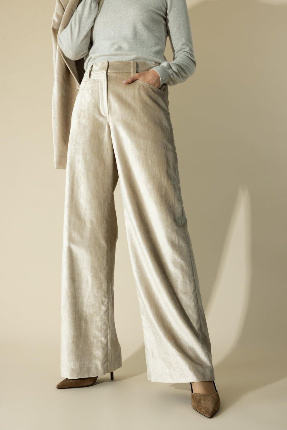 BRUNELLO CUCINELLI-Sleek Loose Trousers-