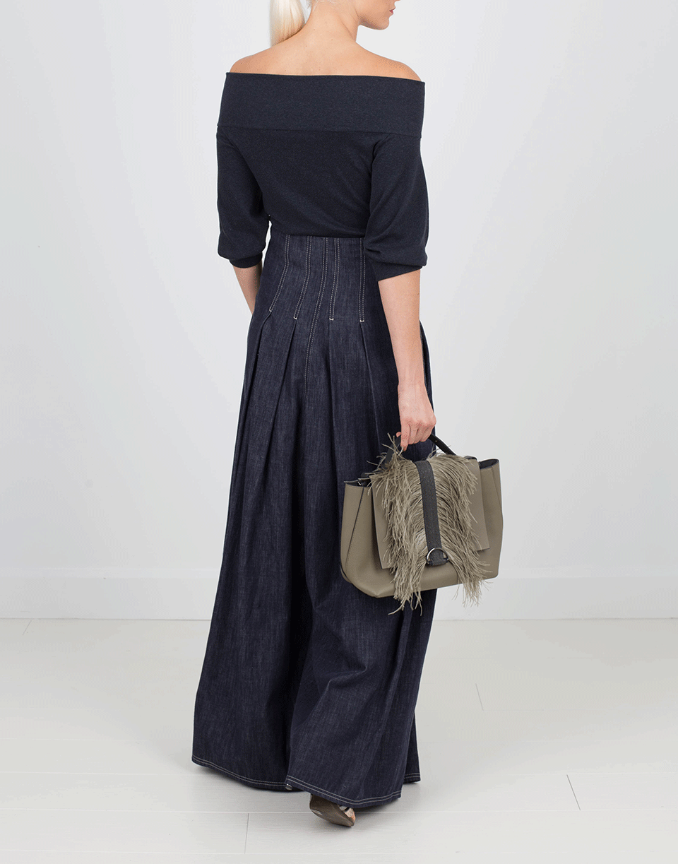 BRUNELLO CUCINELLI-Wide Leg Pant-