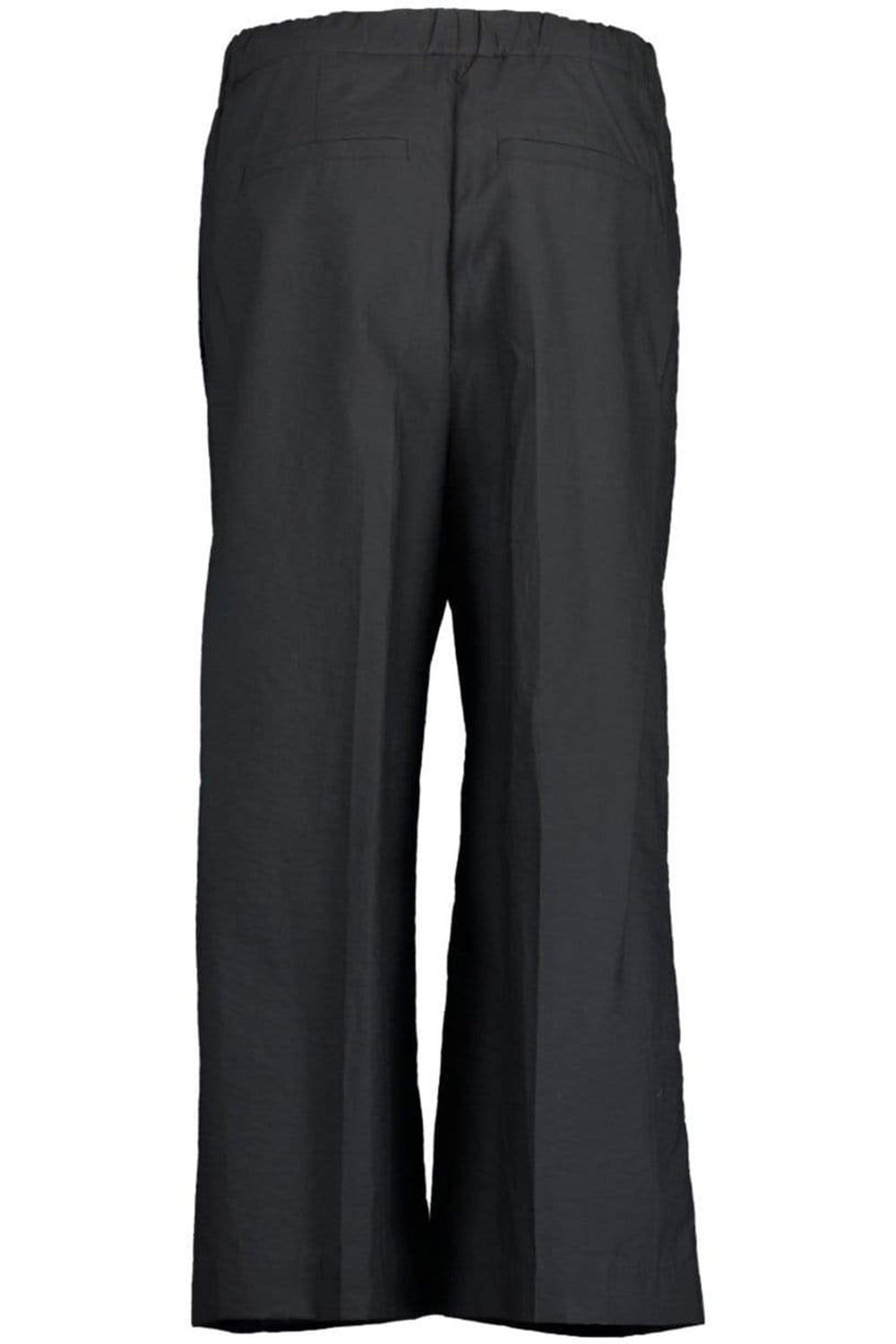 BRUNELLO CUCINELLI-Crop Wide Leg Crinkle Pant-GRAY