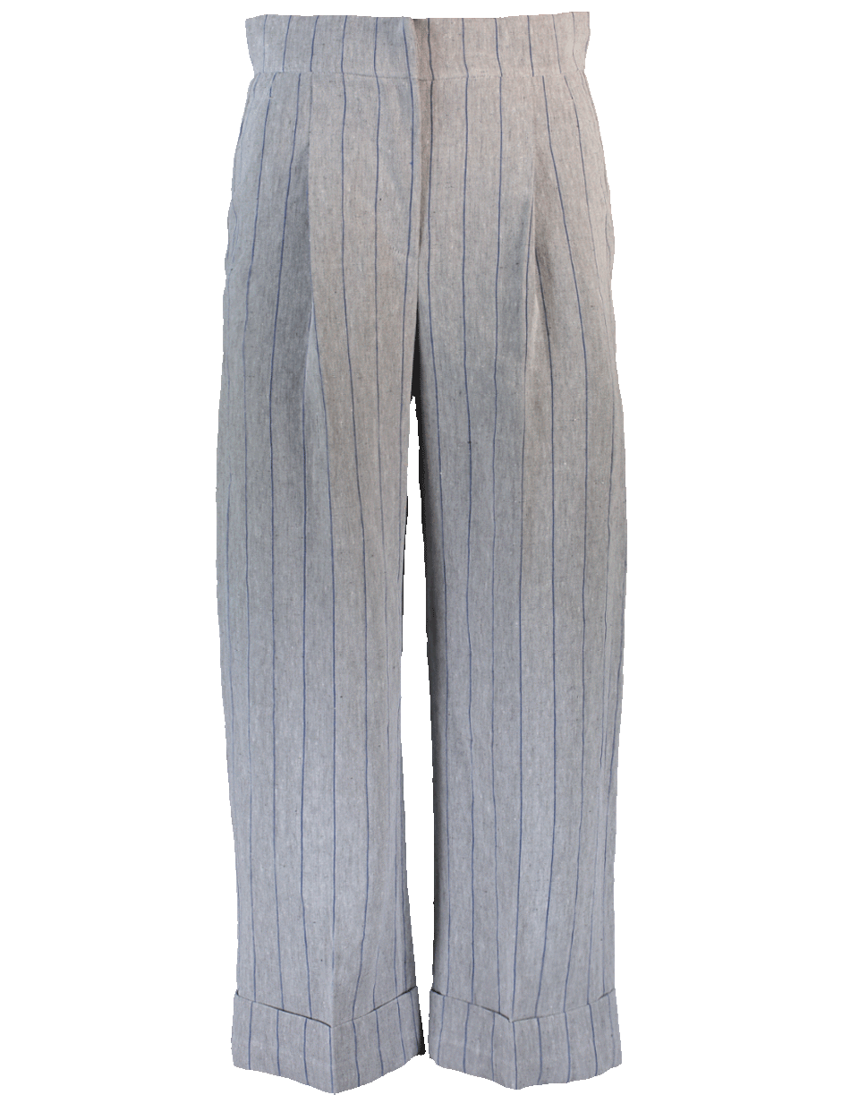 BRUNELLO CUCINELLI-Wide Leg Pinstripe Pant-