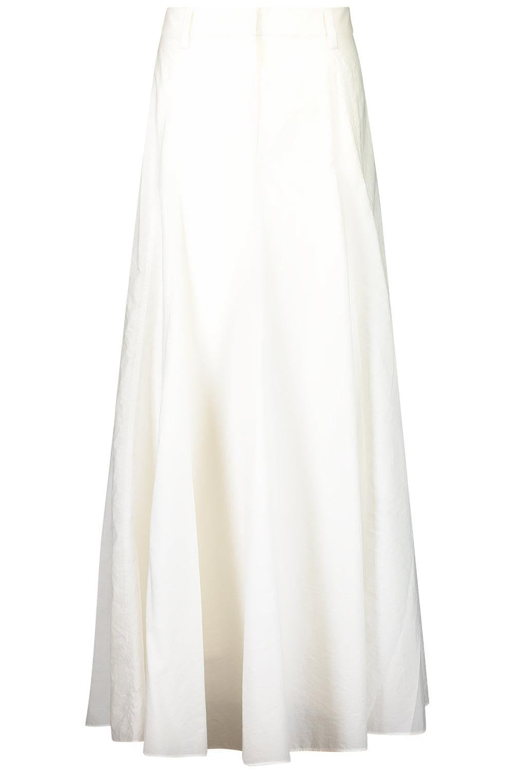 Fit Flare Maxi Skirt-CREAM-36-CLOTHINGSKIRTMAXI-BRUNELLO CUCINELLI