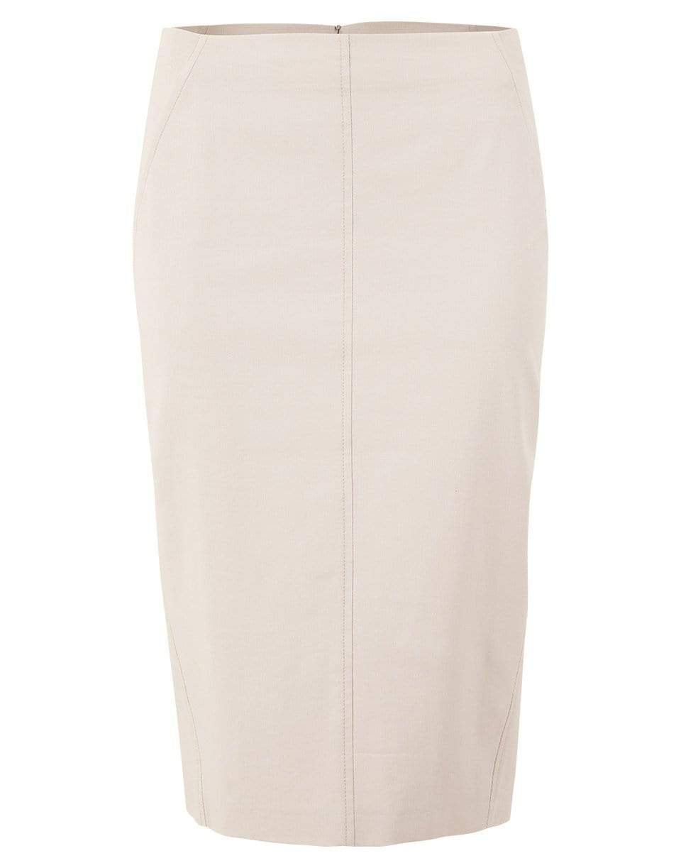 BRUNELLO CUCINELLI-Cotton Pencil Skirt-BEIGE