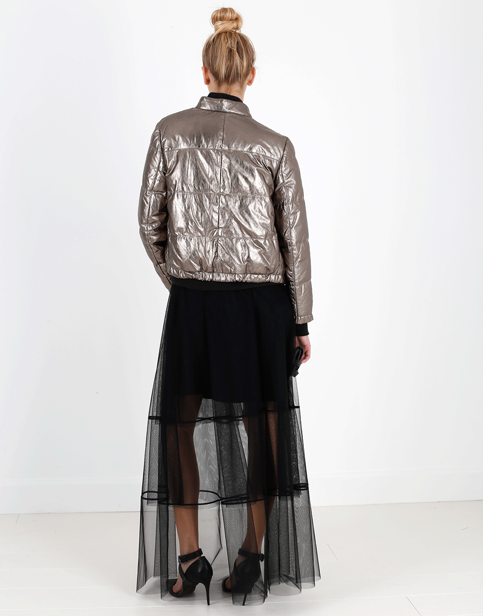 BRUNELLO CUCINELLI-Tulle Tier Overlay Skirt-