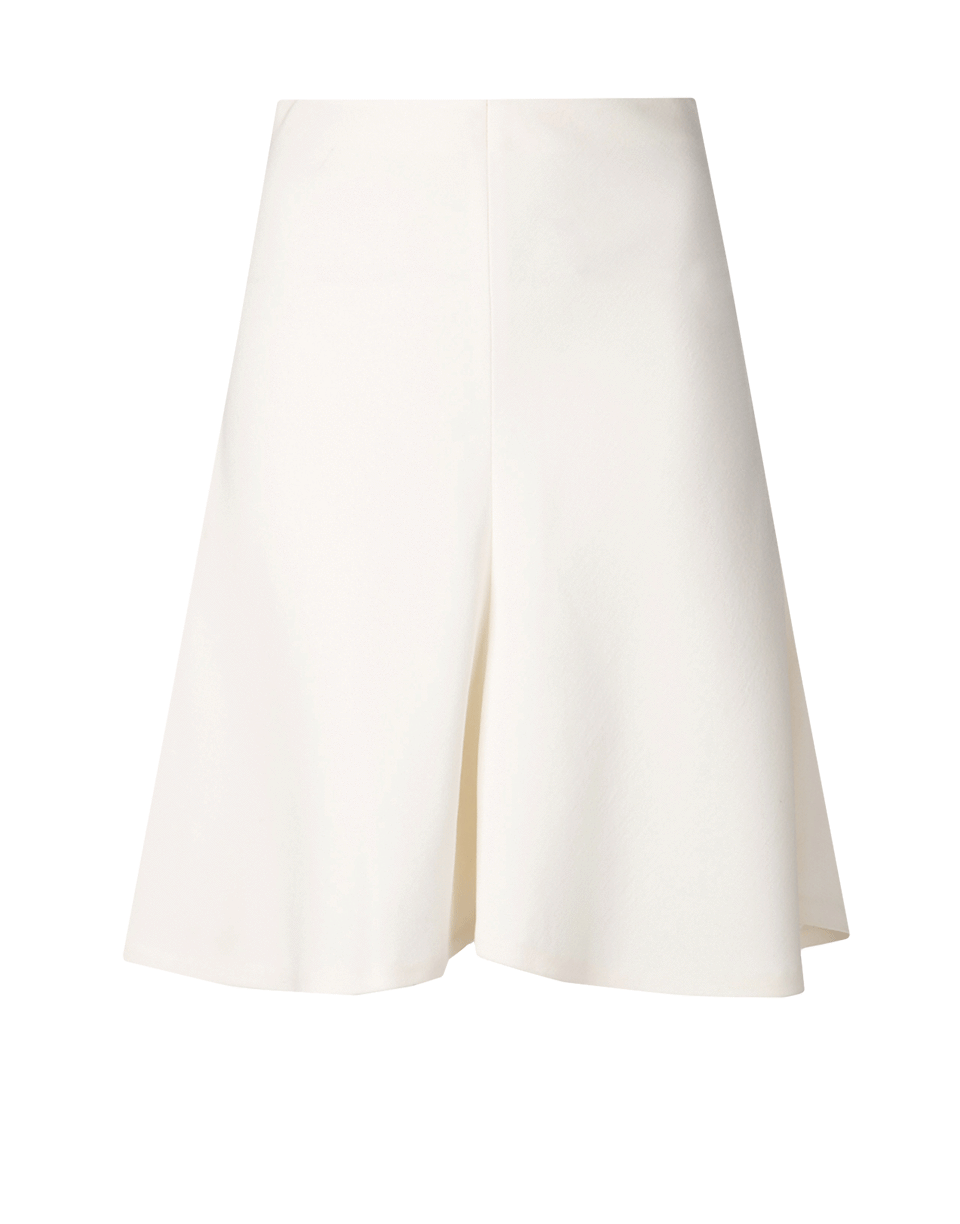 BRUNELLO CUCINELLI-Wool Twill Swing Skirt-