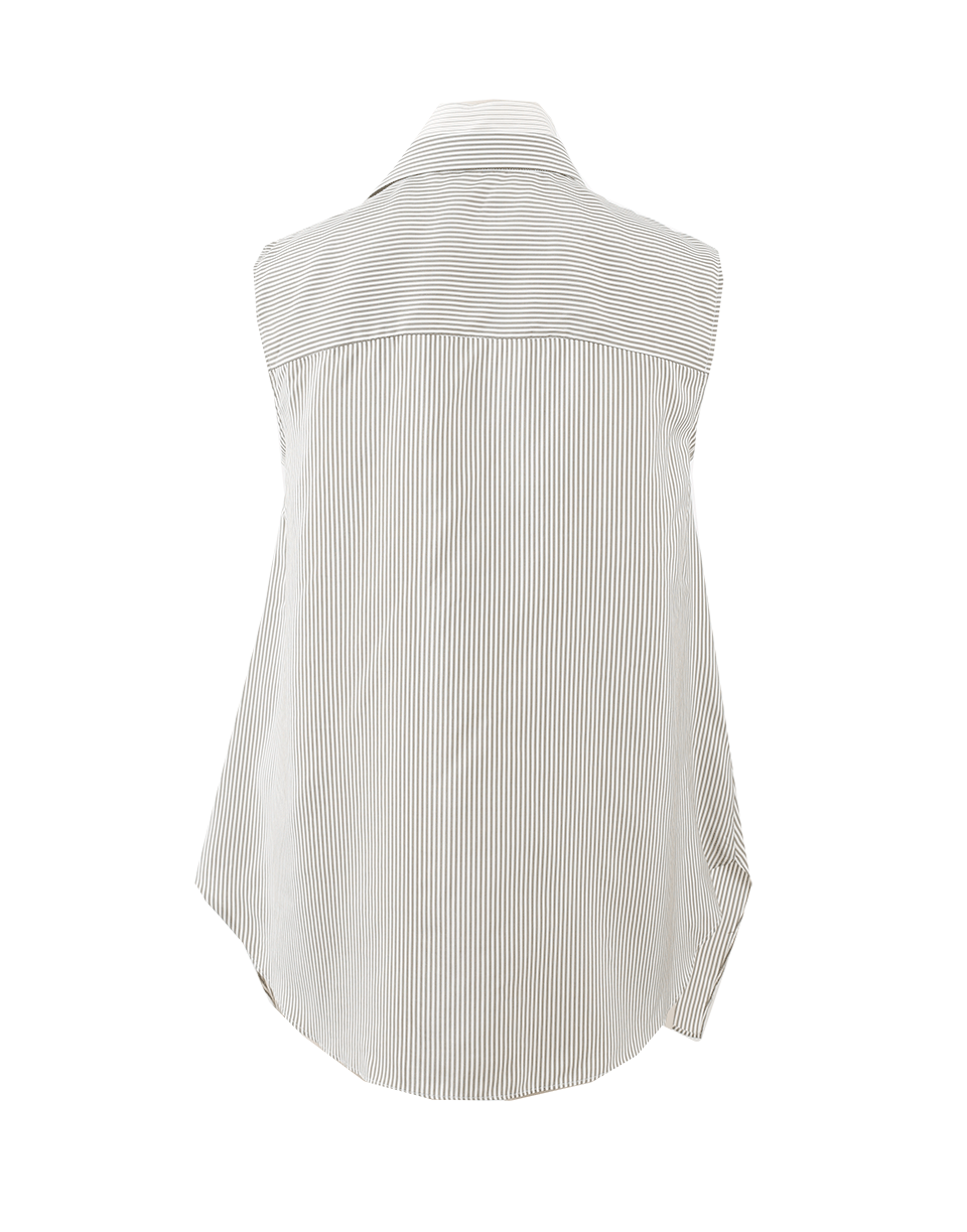 BRUNELLO CUCINELLI-Double Layer Collared Shirt-