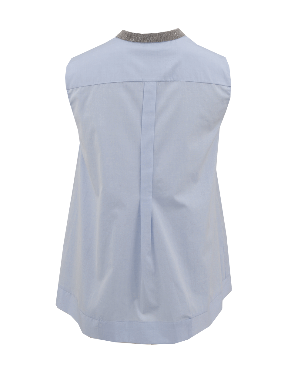 BRUNELLO CUCINELLI-Swing Blouse With Monili Trim-