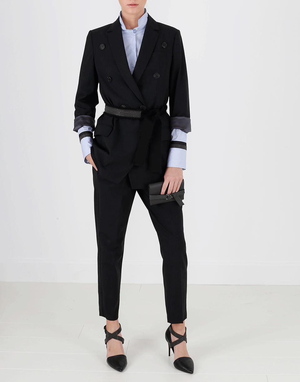 BRUNELLO CUCINELLI-Micro Striped Blouse-