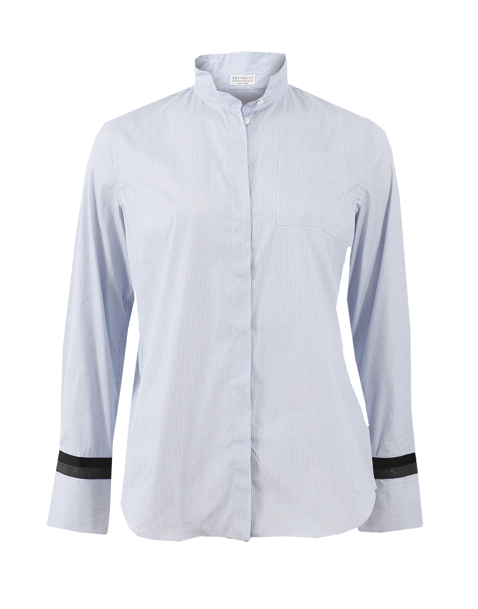 BRUNELLO CUCINELLI-Micro Striped Blouse-