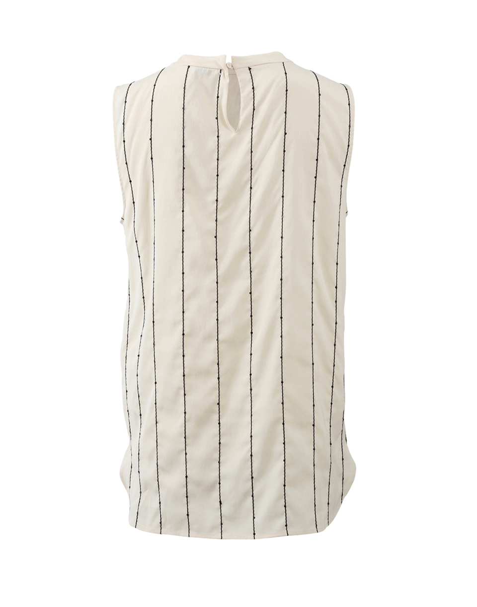 BRUNELLO CUCINELLI-Paillette Pinstripe Tank-