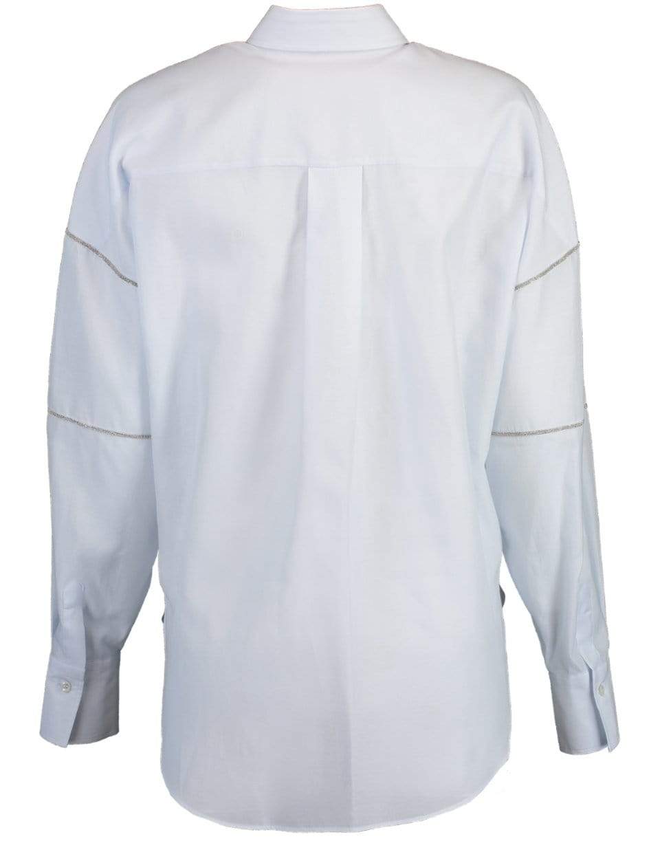 BRUNELLO CUCINELLI-Monili Embroidered Sleeve Blouse-