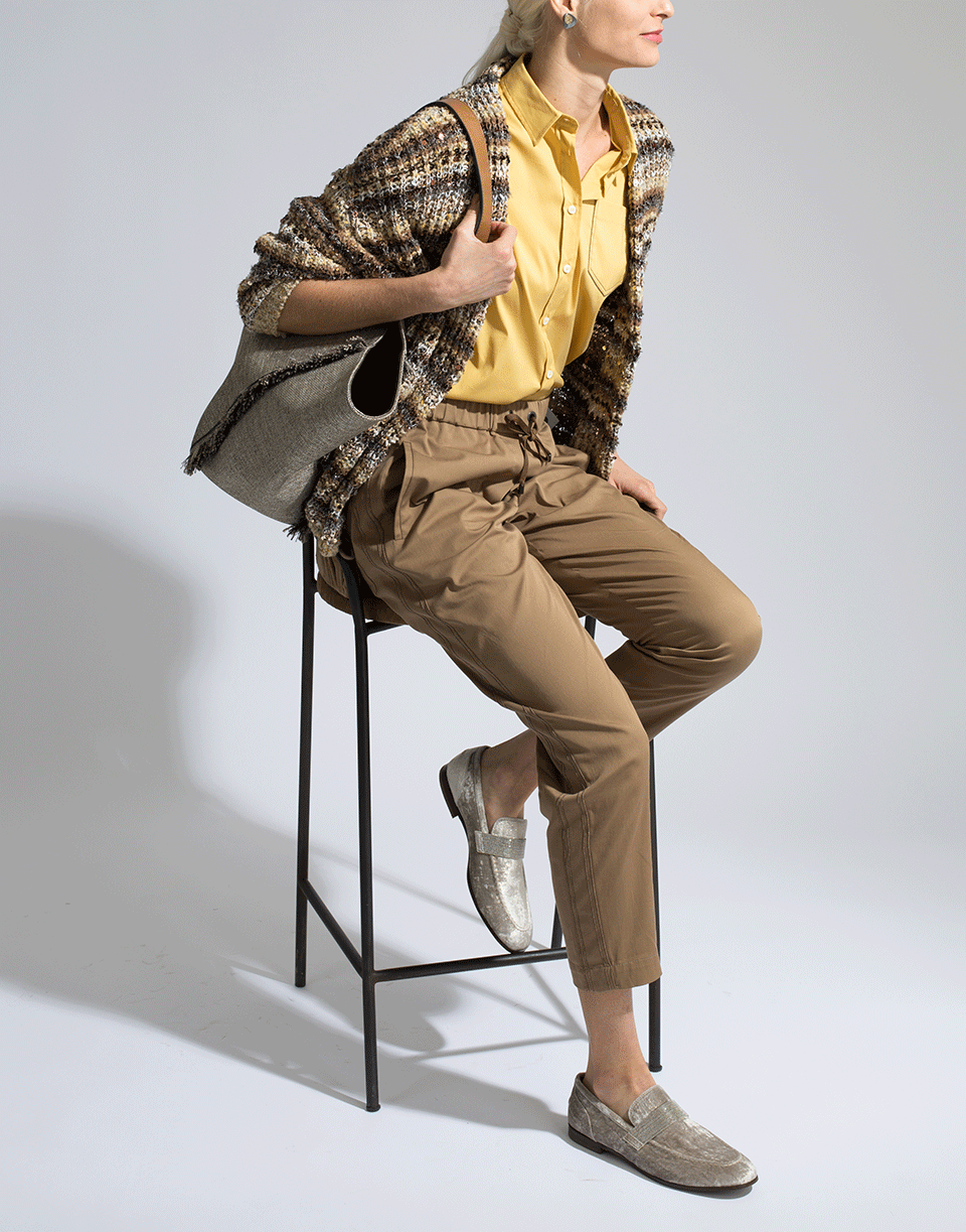 BRUNELLO CUCINELLI-Poplin Blouse-