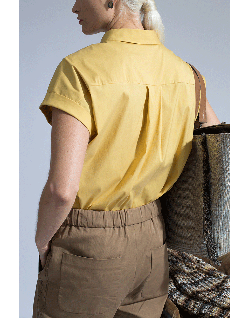 BRUNELLO CUCINELLI-Poplin Blouse-