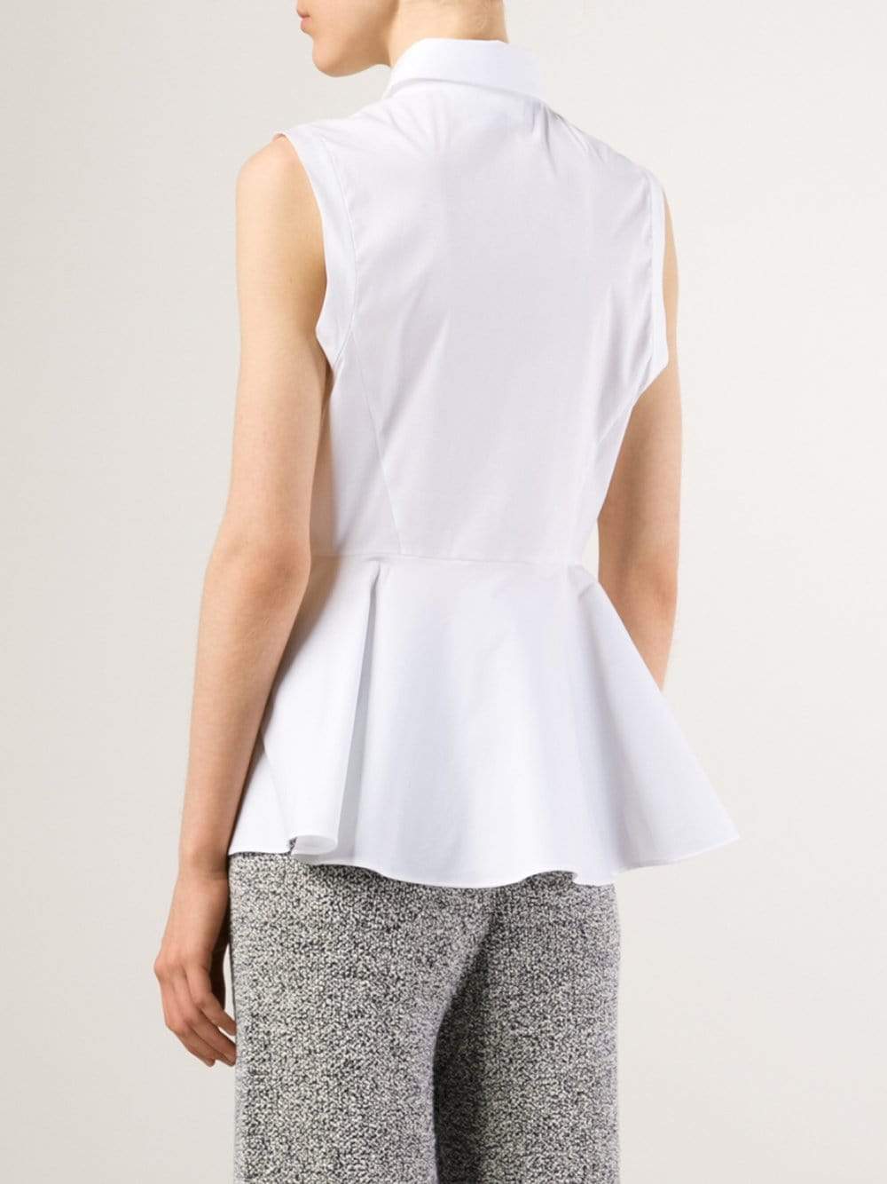 BRUNELLO CUCINELLI-Back Peplum Blouse-