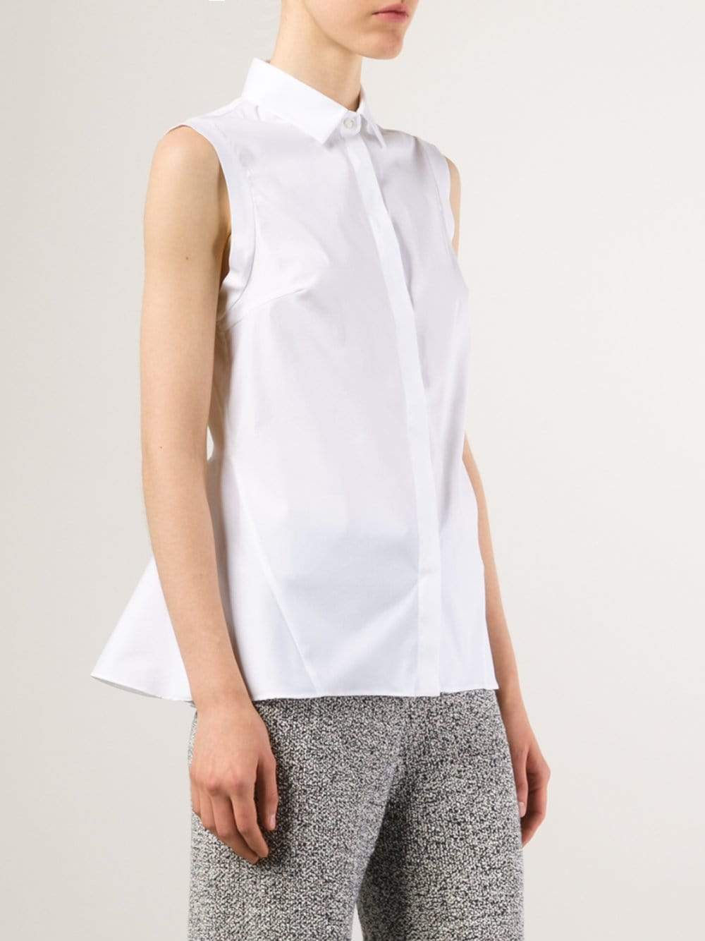 BRUNELLO CUCINELLI-Back Peplum Blouse-
