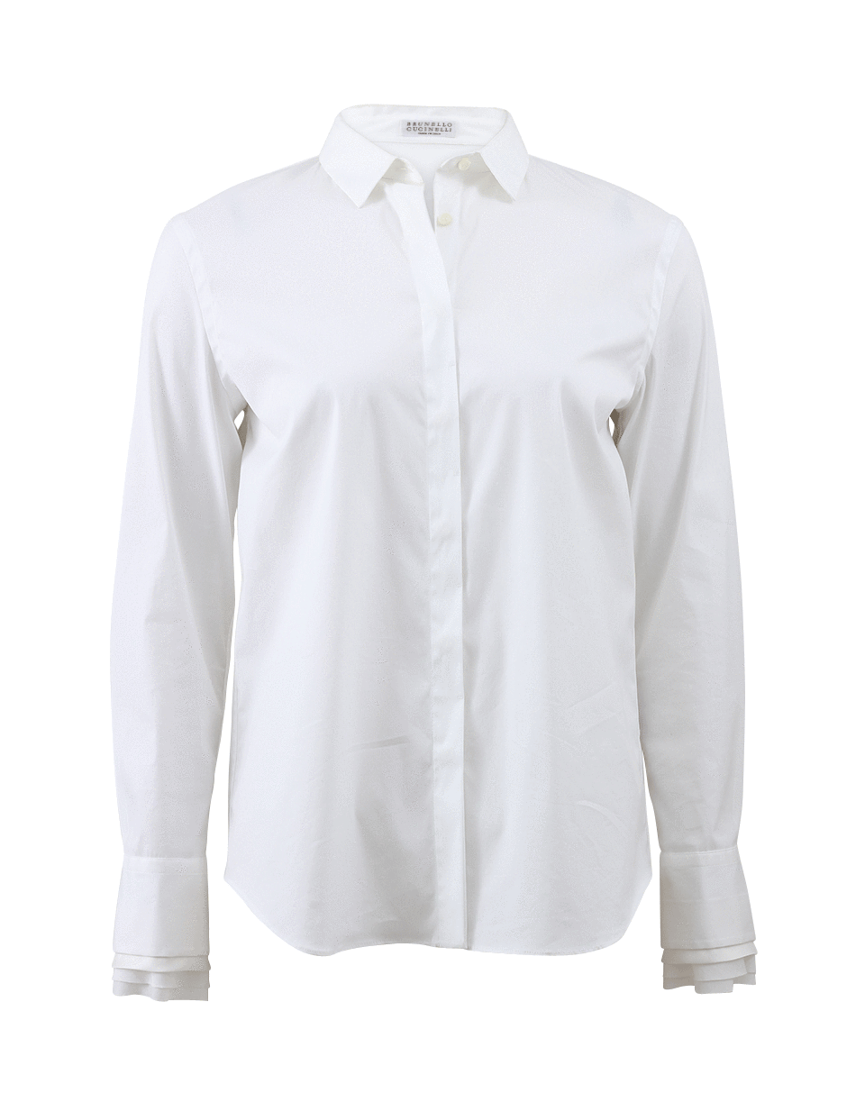 BRUNELLO CUCINELLI-Layered Cuff Blouse-