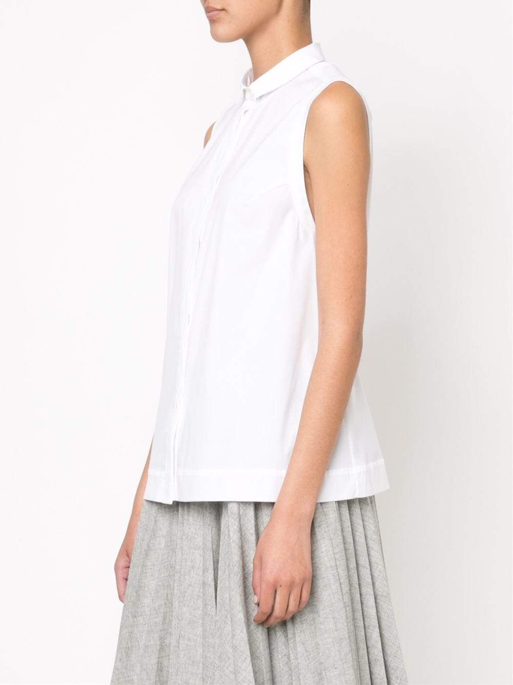 BRUNELLO CUCINELLI-Monili Collar Trapeze Blouse-